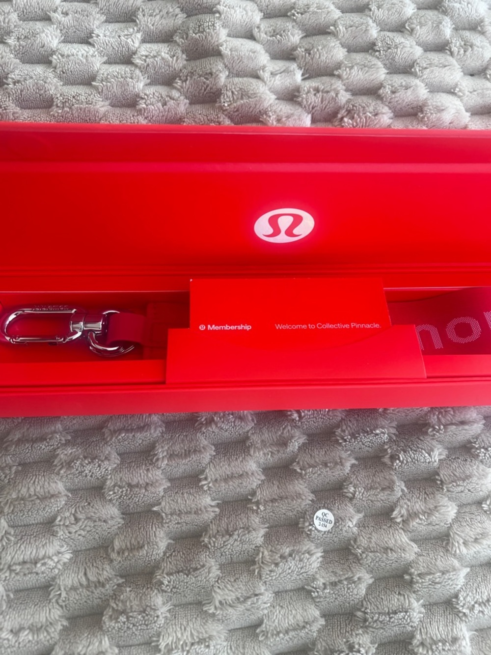 Lululemon Membership Collection Key Charm Red - Picture 3 of 5